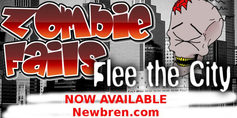 Zombie Fails: Flee the City Hits the stores!